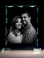 Pískované portréty na plaketě